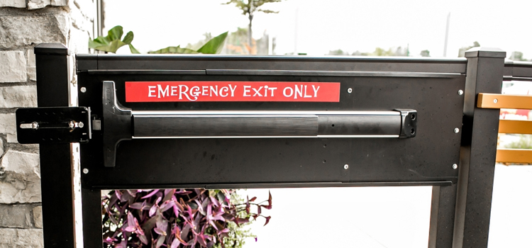 emergency push bar installation in Hawaiian Gardens